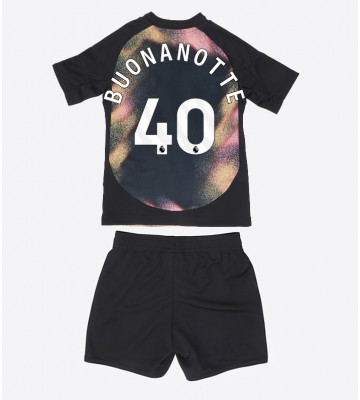 Leicester City Facundo Buonanotte #40 Venkovní dres komplet pro Děti 2024-25 Krátkým Rukávem (+ Krátké kalhoty)